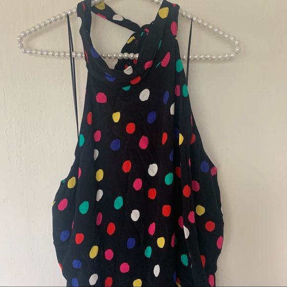 NWT RIXO x Target Polka Dot Mini Halter Dress - Picture 5 of 10
